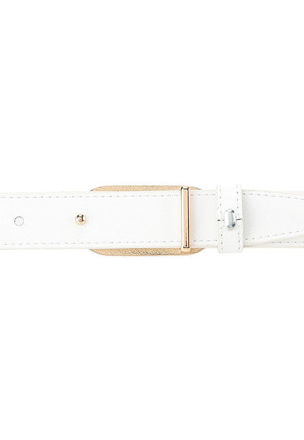 Brille Ladies Belt In White