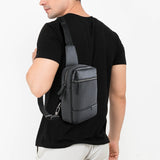 Obermain Men Wilbert Chest Bag In Grey