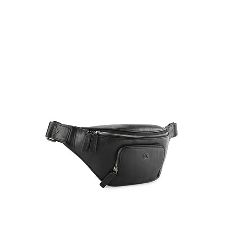 Obermain Men Boston Waist Bag - L In Black