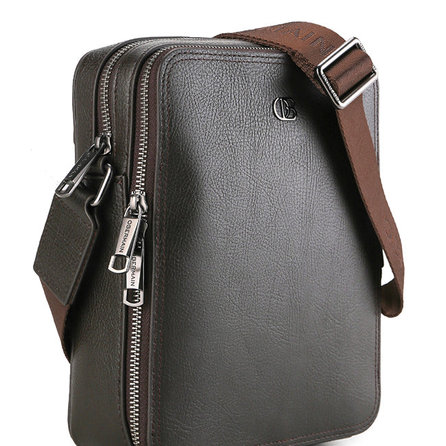 Obermain Men Axe Sling Bag - L In Brown