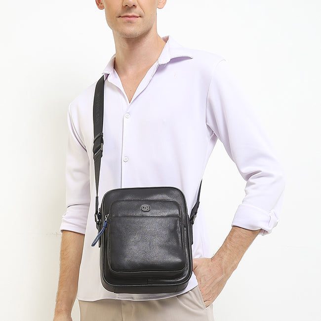Obermain Men Dennis Sling Bag-L In Black