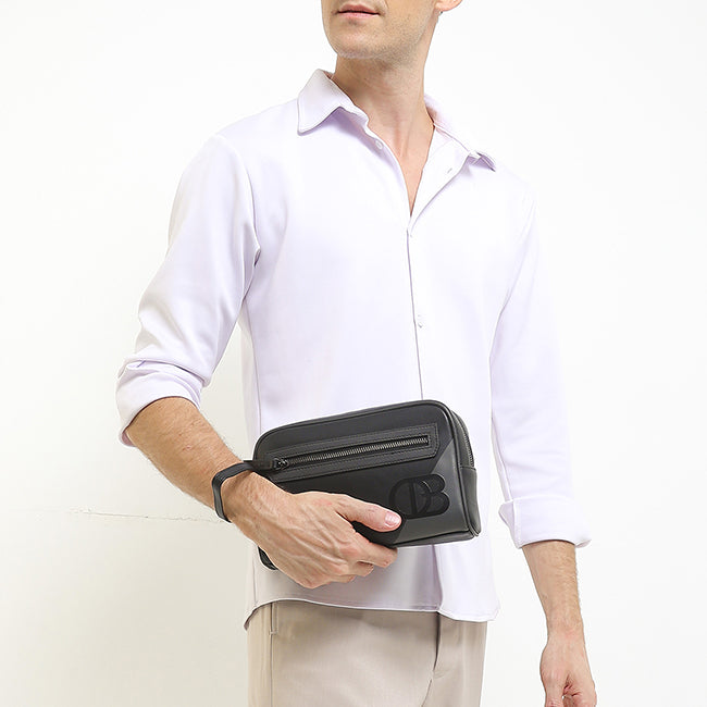 Obermain Men Bags Fortune Clutch-L In Black
