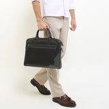 Obermain Men Fortune Document Bag-L In Black