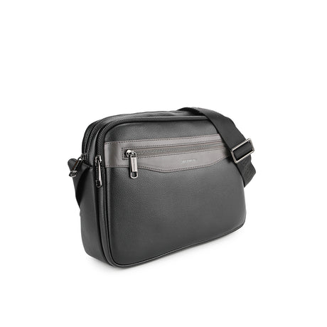 Obermain Tas Pria Taryn 3 Messenger Bag In Black