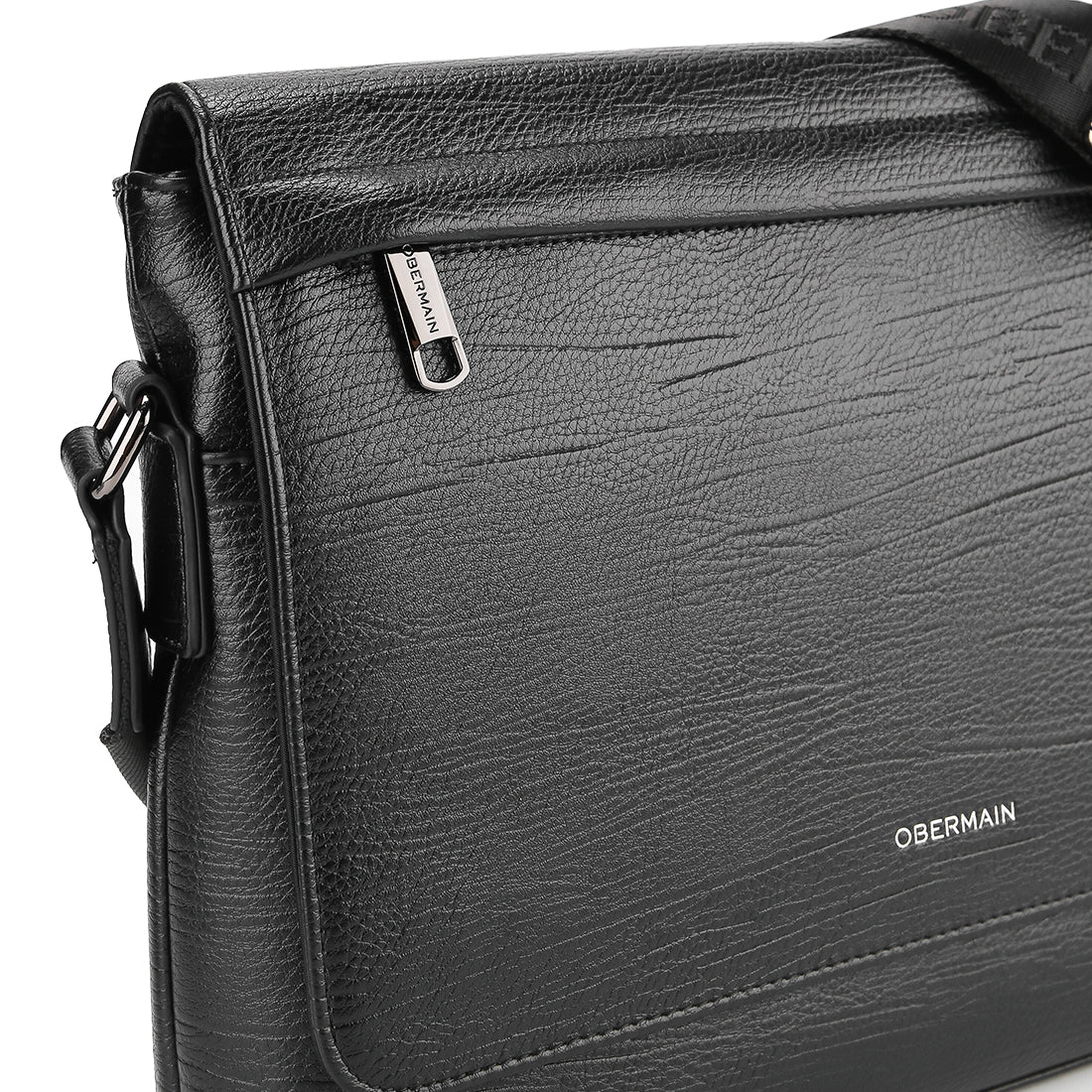 Obermain Tas Pria Taryn 4 Messenger Bag In Black