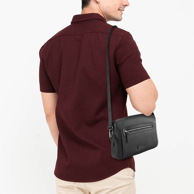 Obermain Men Bags Major Clutch Rfid - L In Black