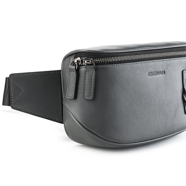 Obermain Tas Waist Bag Pria Malcom Waist Bag - L In Grey