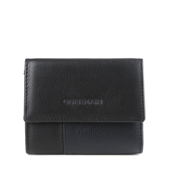 Obermain Aksesoris Short Wallet Pria Baxter Slim Wallet In Black/Navy