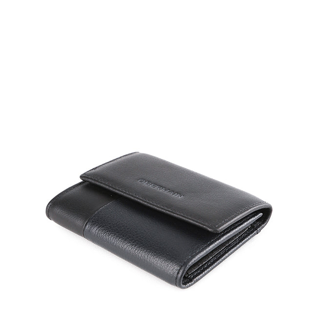Obermain Aksesoris Short Wallet Pria Baxter Slim Wallet In Black/Navy