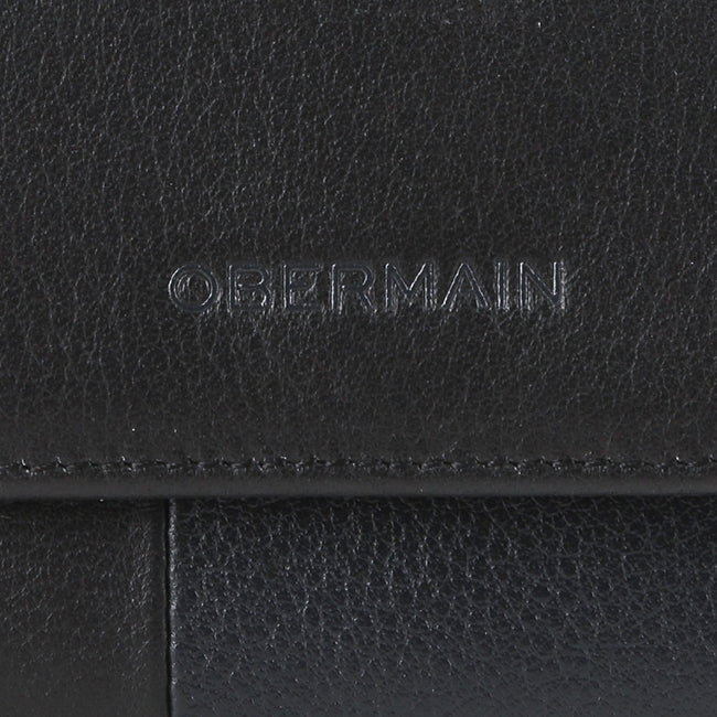 Obermain Aksesoris Short Wallet Pria Baxter Slim Wallet In Black/Navy