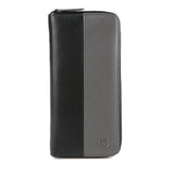 Obermain Aksesoris Short Wallet Pria Baylor Long Zip Wallet In Black/Grey