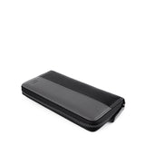 Obermain Aksesoris Short Wallet Pria Baylor Long Zip Wallet In Black/Grey