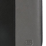Obermain Aksesoris Short Wallet Pria Baylor Long Zip Wallet In Black/Grey