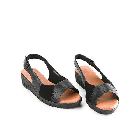 Obermain Sandal Wanita Mariel Soul - Slingback In Black