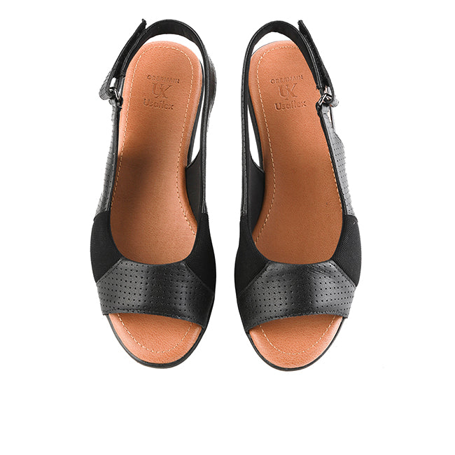 Obermain Sandal Wanita Mariel Soul - Slingback In Black