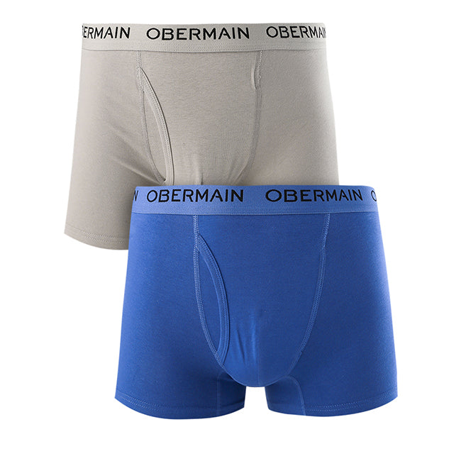 Obermain Pakaian Underwear Pria Knit Boxer In Multi Color -OMX03020BL