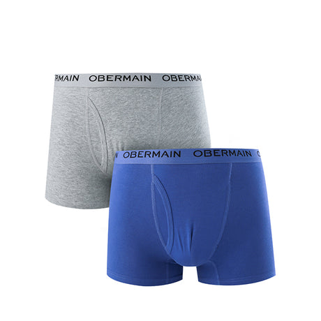 Obermain Pakaian Underwear Pria Knit Boxer In Multi Color -OMX03020GY
