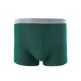 Obermain Pakaian Boxer Pria Knit Boxer B In Dark Green/Dark Gray