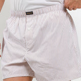 Obermain Pakaian Boxer Pria Woven Boxer In Khaki/Gray