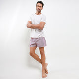 Obermain Pakaian Boxer Pria Woven Boxer In Red/Black