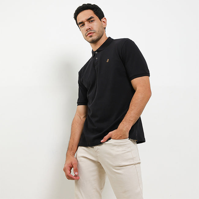 Obermain Pakaian Polo Pria Essence In Black