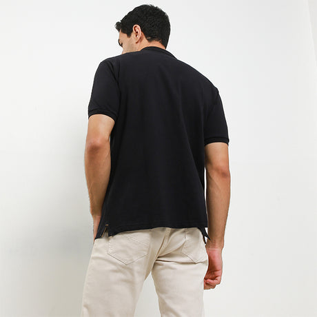 Obermain Pakaian Polo Pria Essence In Black