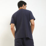 Obermain Pakaian Pria Polo Asher In Navy