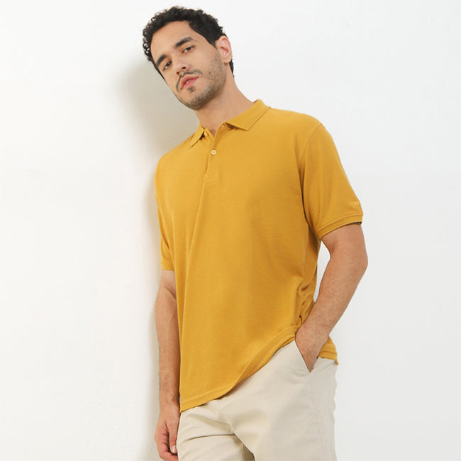 Obermain Pakaian Pria Polo Aaron In Camel