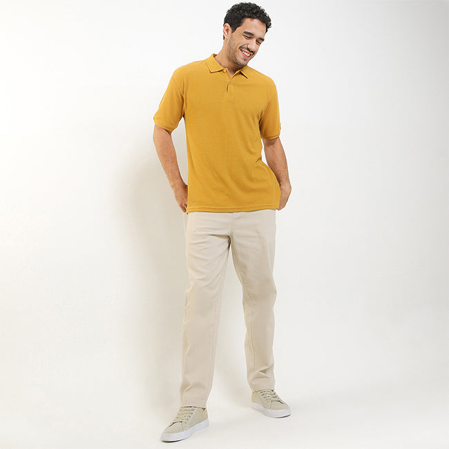 Obermain Pakaian Pria Polo Aaron In Camel