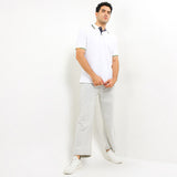 Obermain Pakaian Pria Polo Deftones In White