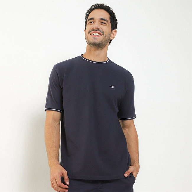 Obermain Pakaian Pria T Shirt Alvise In Navy