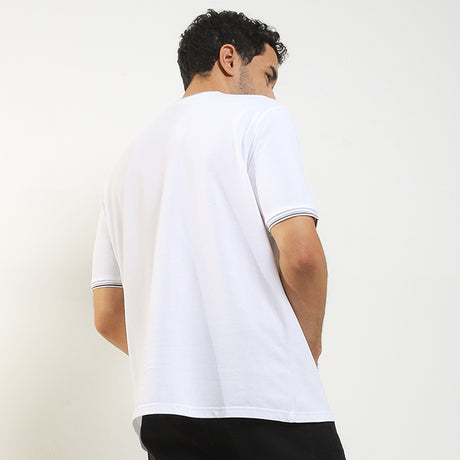 Obermain Pakaian Pria T Shirt Alvise In White