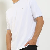 Obermain Pakaian Pria T Shirt Alvise In White