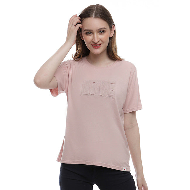 Obermain Pakaian Kaos Wanita Joan Ss Tee In Pink