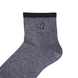 A-Ob Half Sock In Gray/Dk Gray/Navy