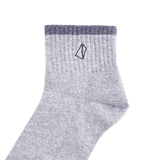 A-Ob Half Sock In Gray/Dk Gray/Navy