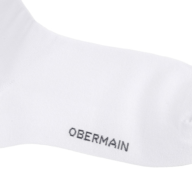 Obermain Aksesoris Pria Socks Ob Half Sock In Black / White / Navy