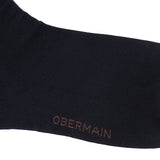 Obermain Aksesoris Pria Socks Ob Half Sock In Black / White / Navy