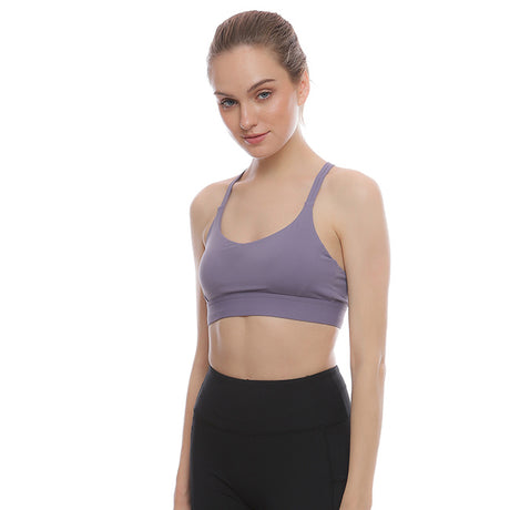Obermain Pakaian Sport Bra Wanita Candice In Purple