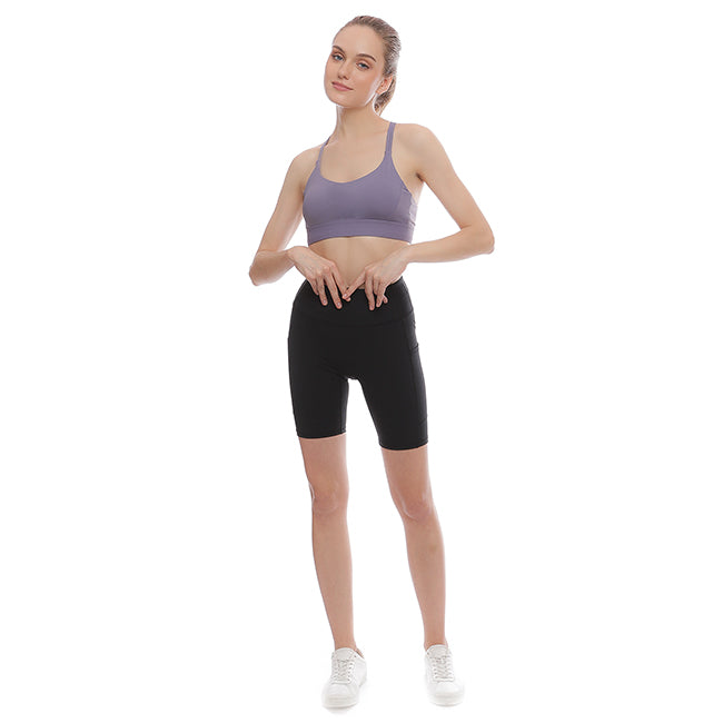 Obermain Pakaian Sport Bra Wanita Candice In Purple