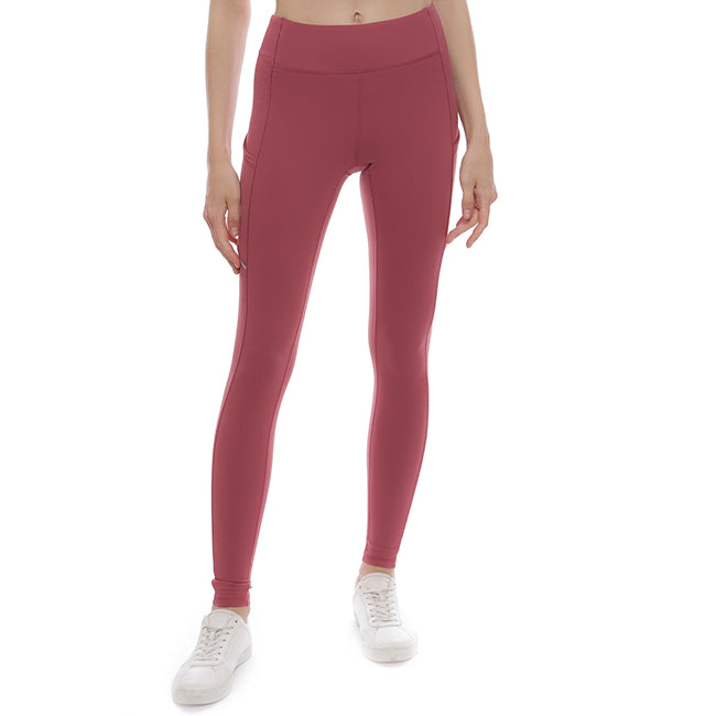 Obermain Pakaian Leggings Wanita Adeena In Maroon