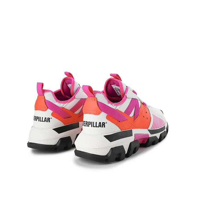 Caterpillar Sepatu Pria Raider Sport Supercharged In Bright White/Scarlet Ibis