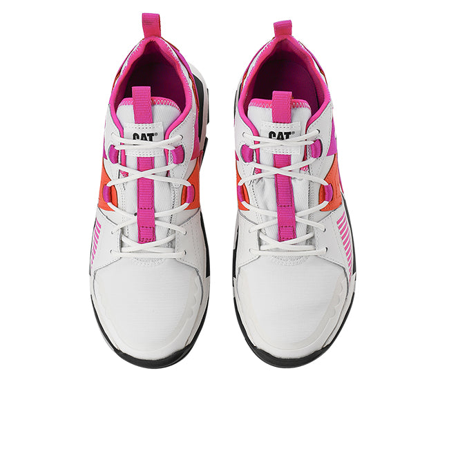 Caterpillar Sepatu Pria Raider Sport Supercharged In Bright White/Scarlet Ibis