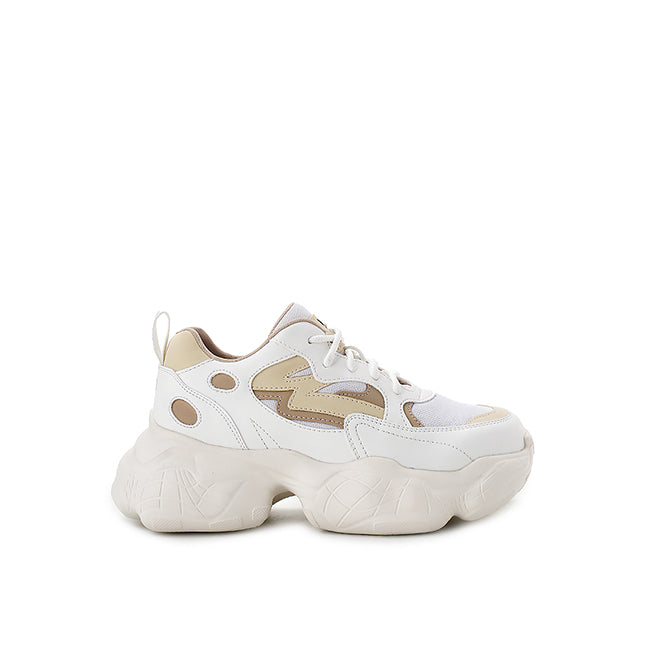 Playboy Sepatu Sneakers Wanita Lamona In White/Taupe