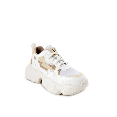 Playboy Sepatu Sneakers Wanita Lamona In White/Taupe