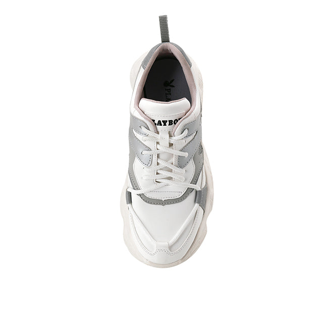 Playboy Sepatu Sneakers Wanita Laasya In White/Silver