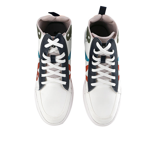 Playboy Sepatu Sneaker Wanita Vulturaz (Mid Cut) In White