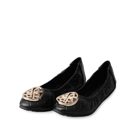Playboy Sepatu Wanita Flats Harlow In Black