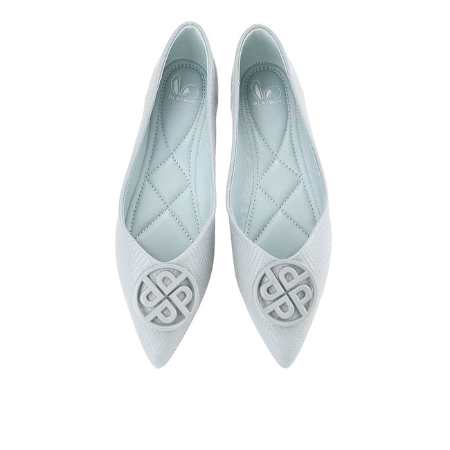 Playboy Sepatu Wanita Flats Evangeline In Blue