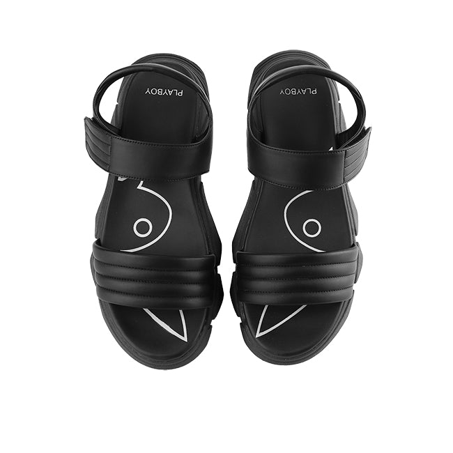 Playboy Sandal Wanita Layani In Black